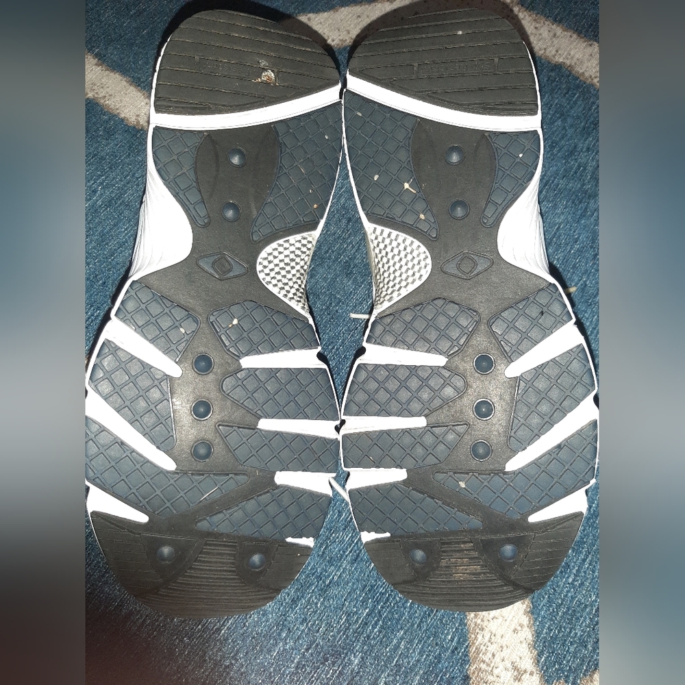 Apex X521 Men's Boss Runner - White/Navy W/orthotic Insoles Size 11 WIDE - Picture 4 of 6